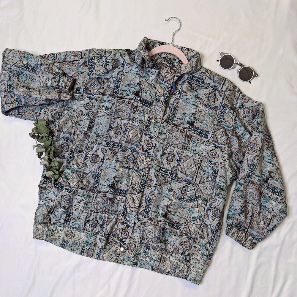 vintage 1990's funky windbreaker